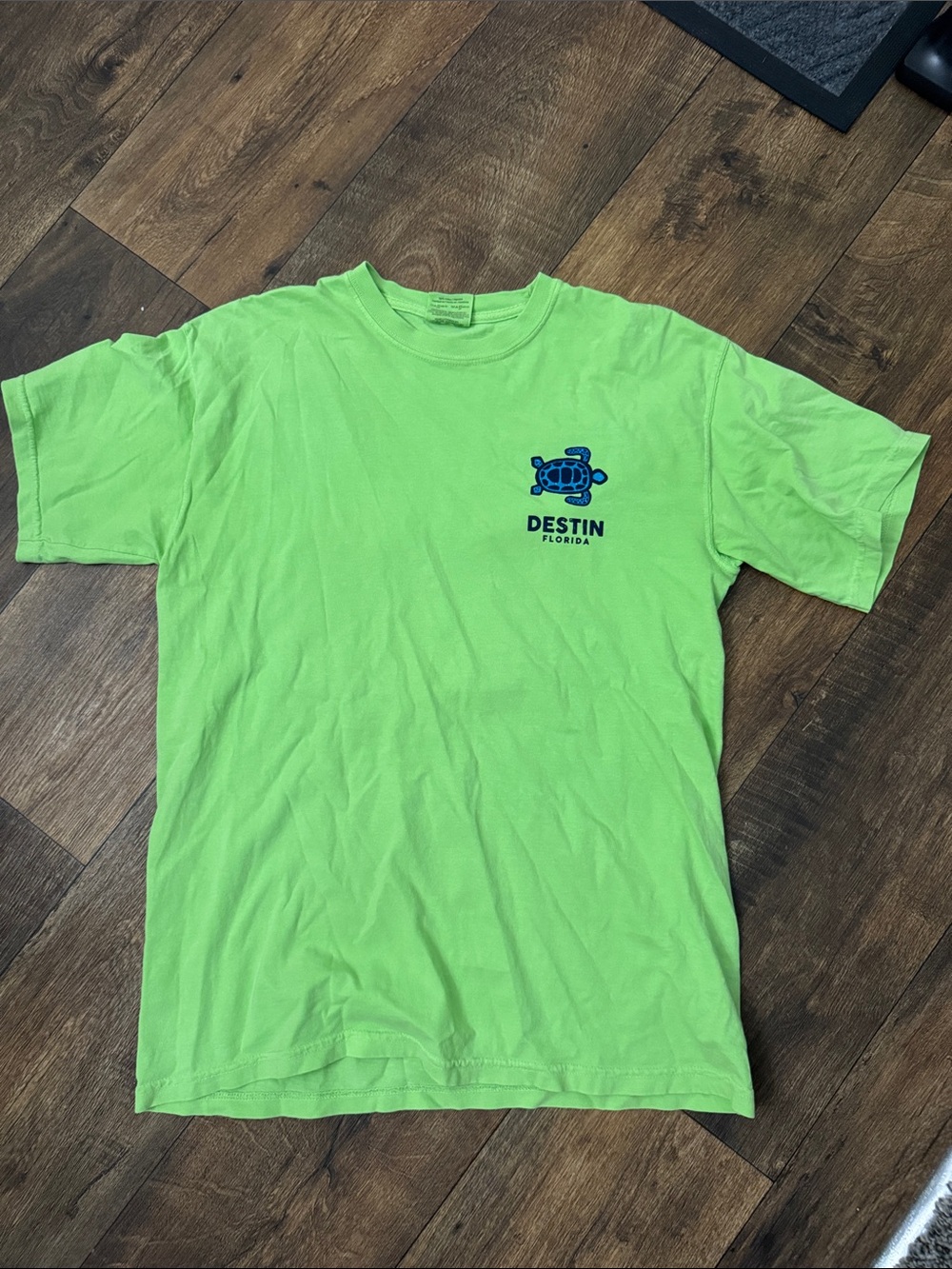 Comfort Colors Destin Florida Short Sleeve T-Shirt - Lime Green